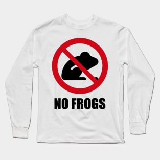 NO FROGS - Anti series - Nasty smelly foods - 21B Long Sleeve T-Shirt